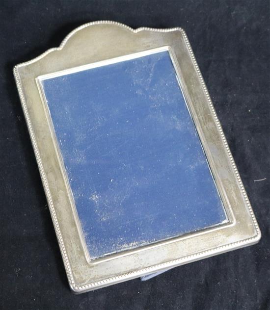 A modern silver photograph frame, 24cm.